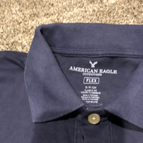 American Eagle collar short sleeve shirt - Picture 3 of 3